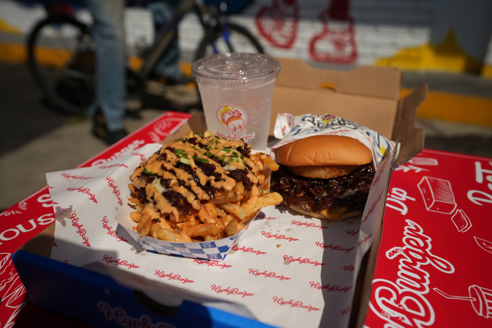 Burnout Meal — Burnout burger, loaded fries and a drink