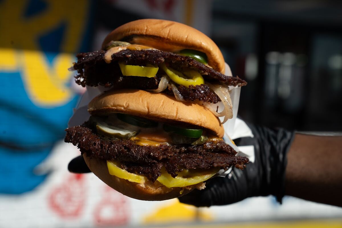Double Hyphy Burger