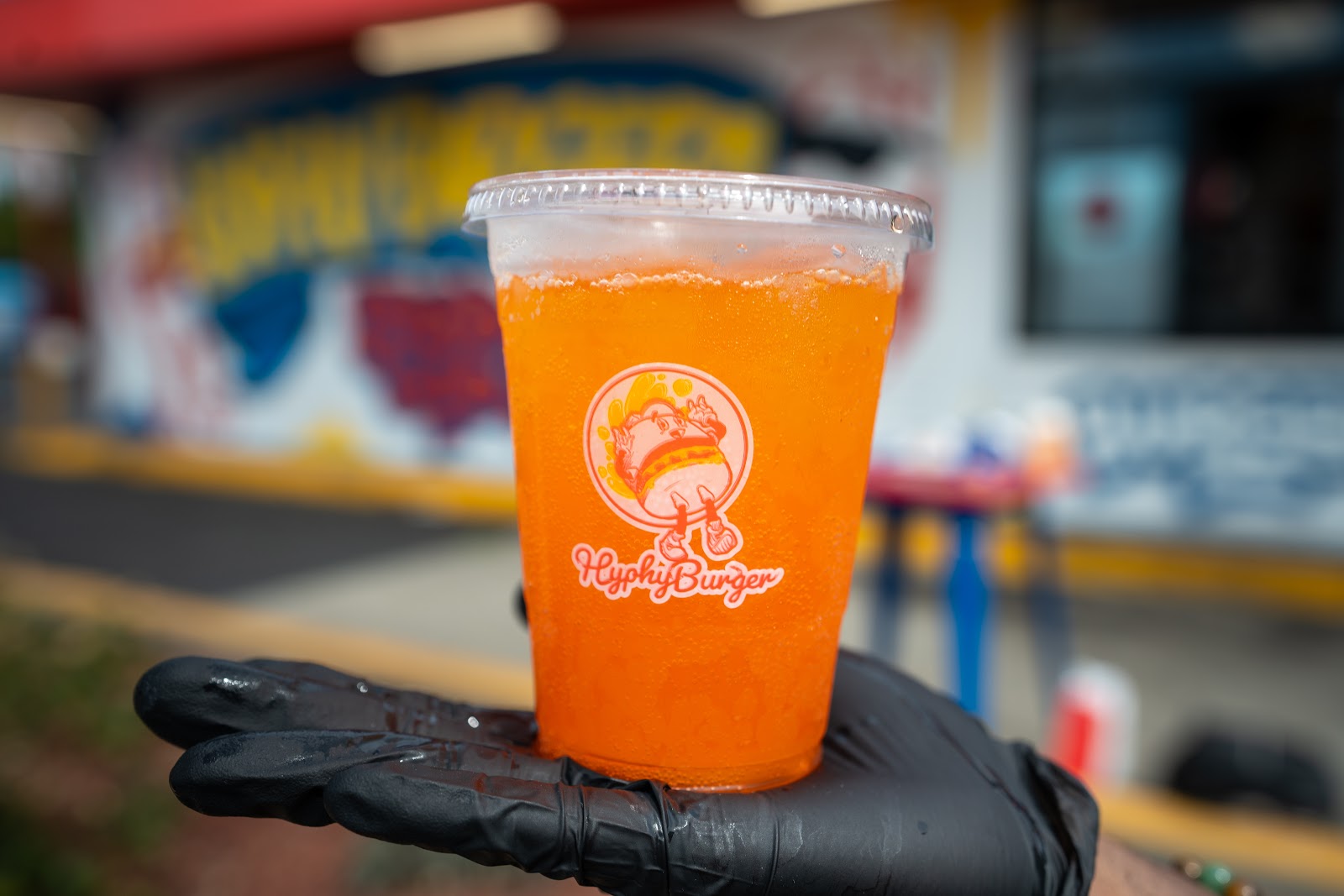 Orange Lemonade at Hyphy Burger, Oakland CA