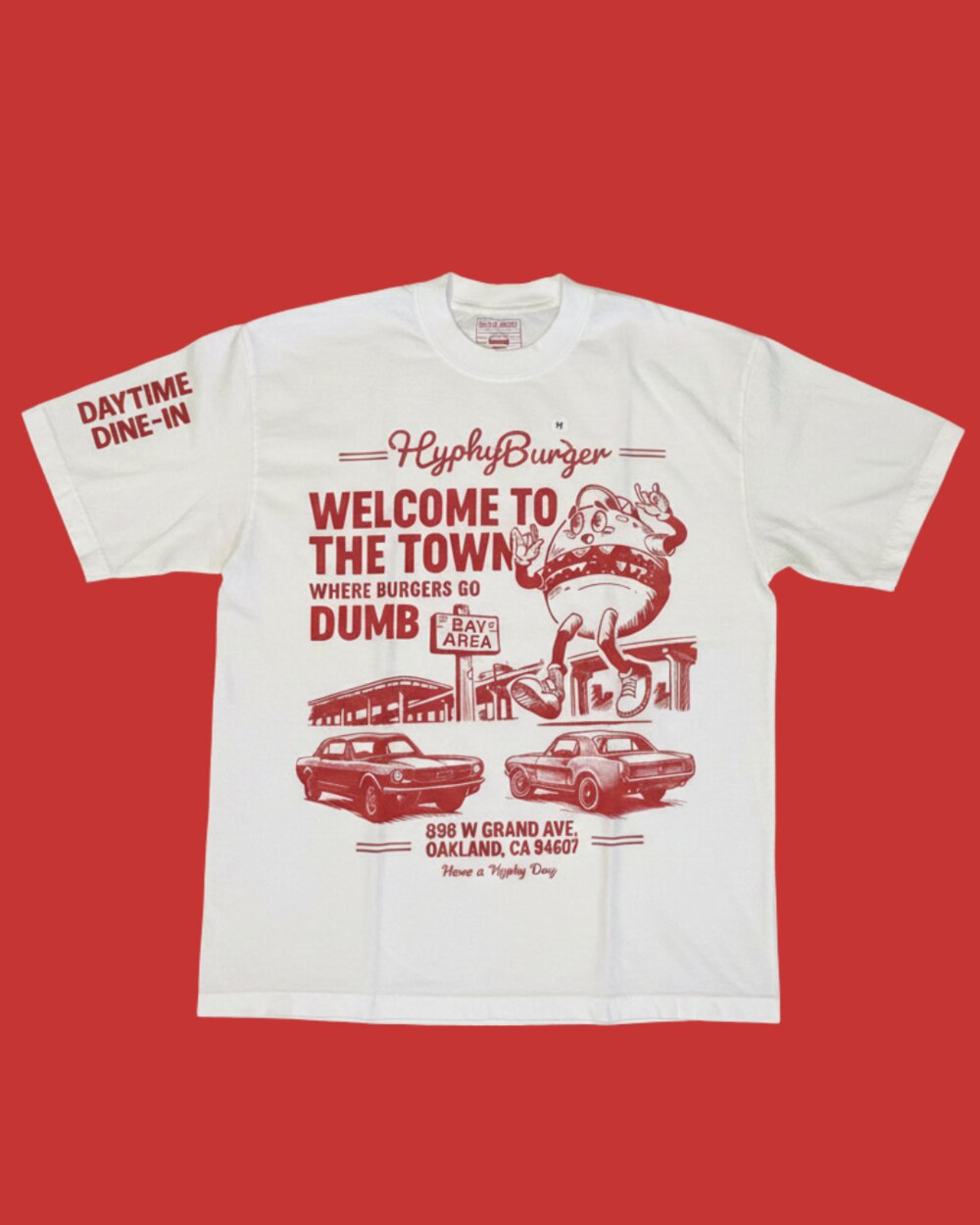 Welcome To The Town Shirt — Merch at Hyphy Burger Oakland