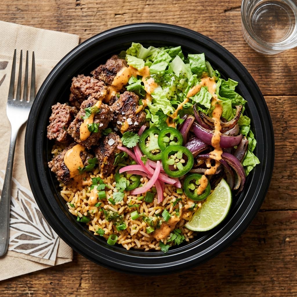 Hyphy Protein Bowl at Hyphy Burger
